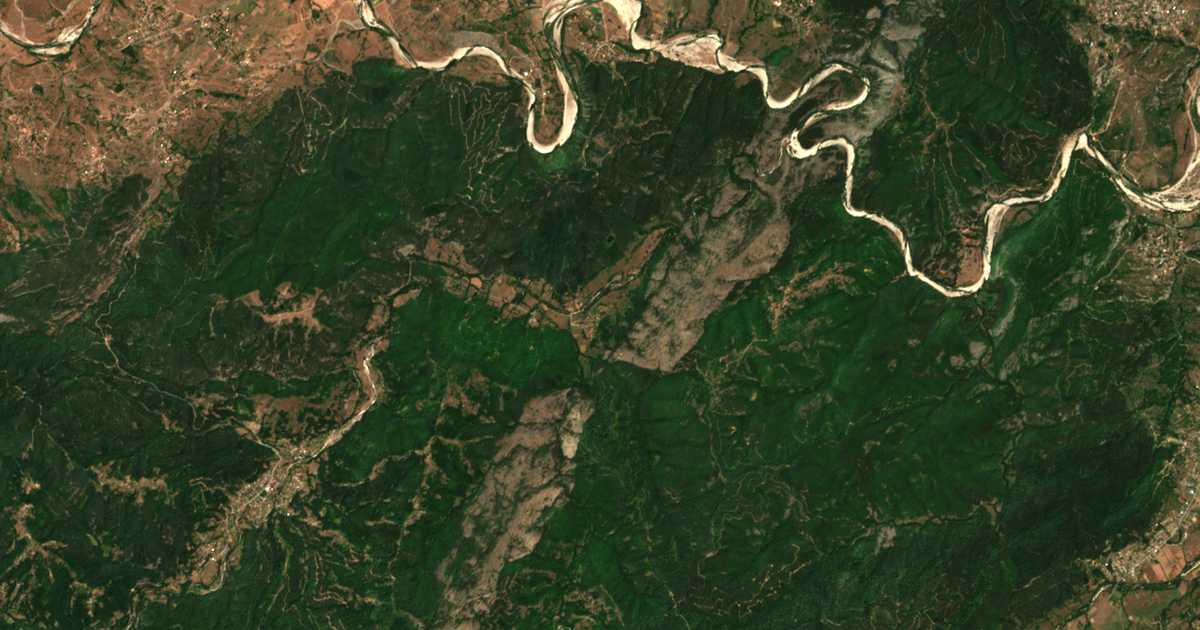 Satelitska karta: Čičevo