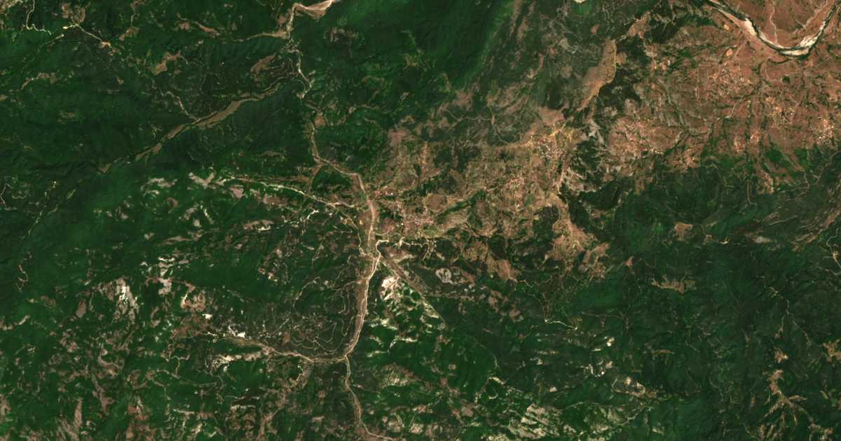 Satelitska karta: Gorski Izvor