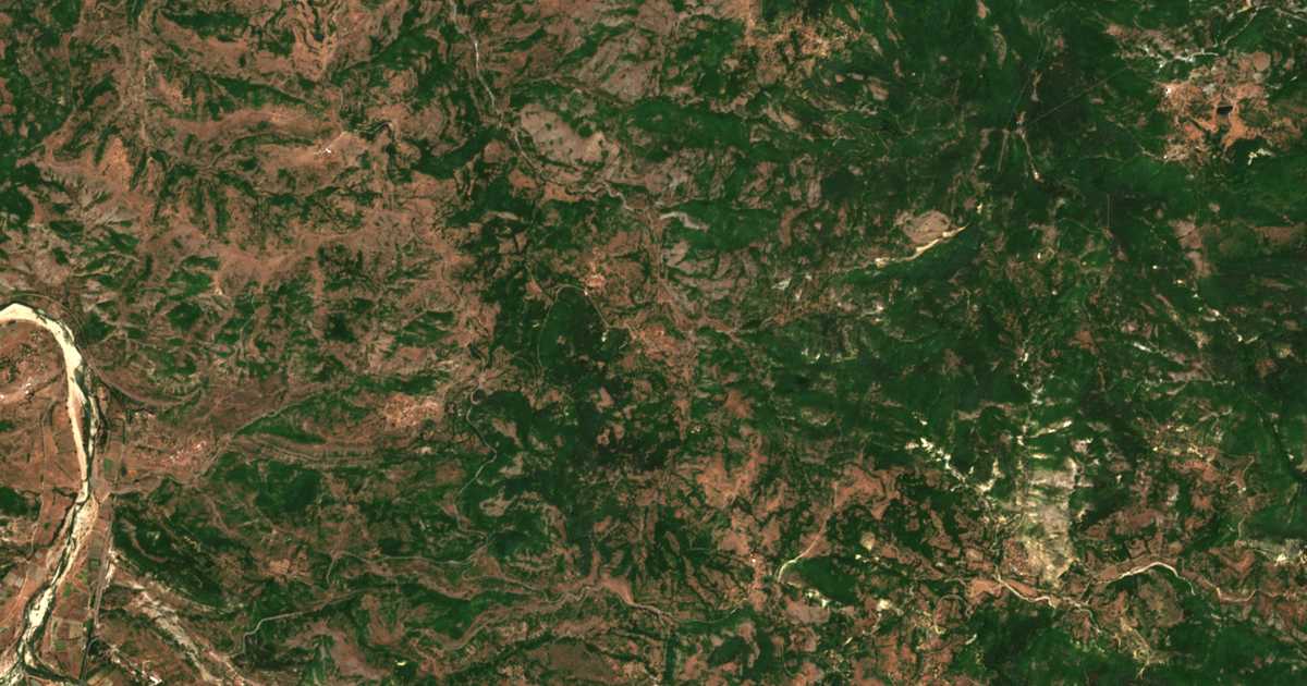Satelitska karta: Metlička