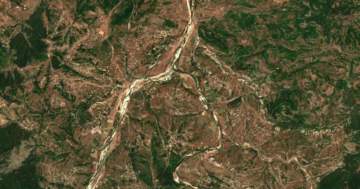 Satelitska karta: Ostrovec