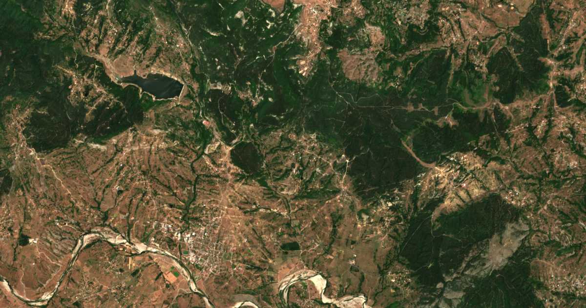 Satelitska karta: Rastnik