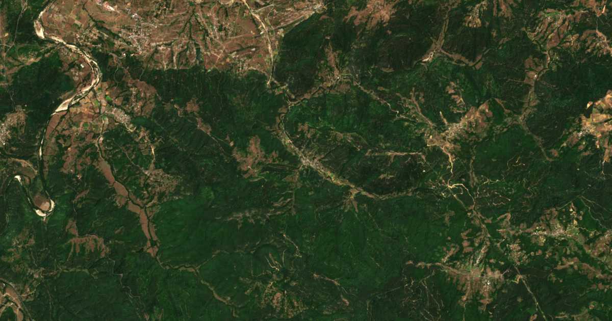 Satelitska karta: Vǎlčanka
