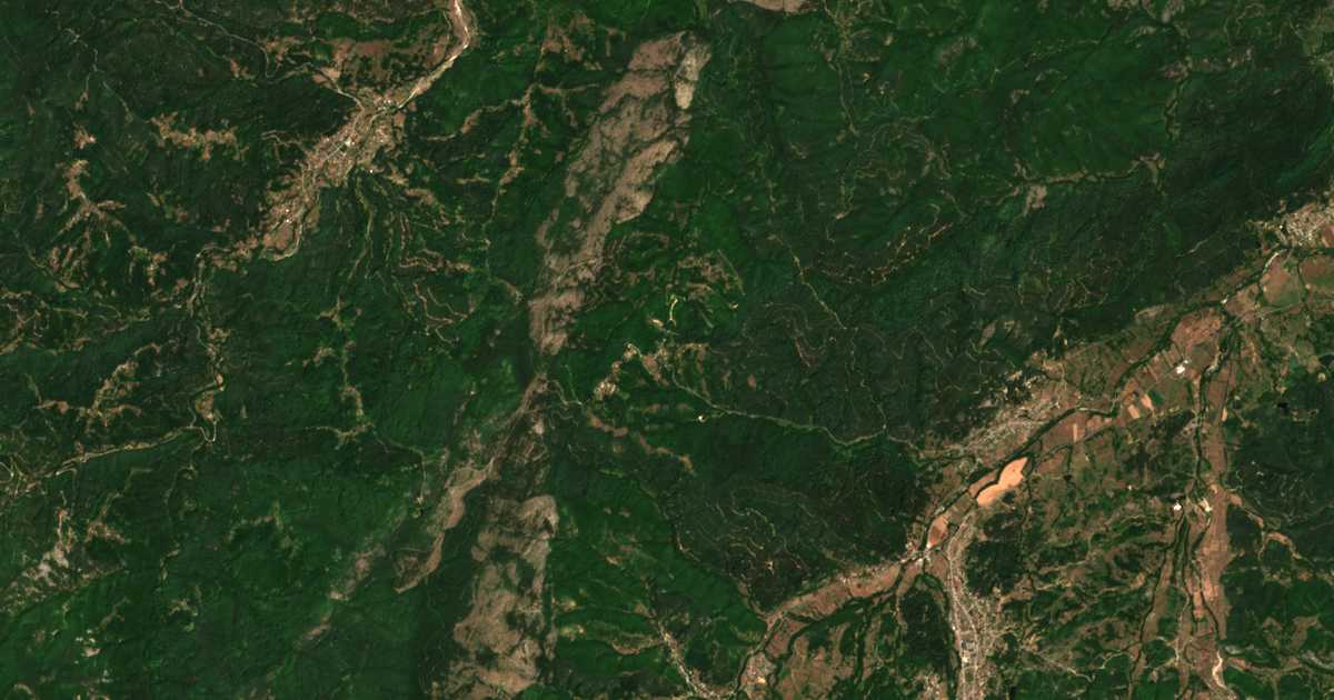 Satelitska karta: Jakovica