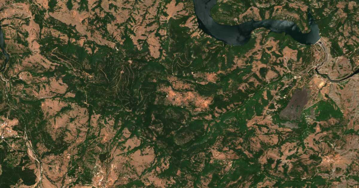 Satelitska karta: Bojnik