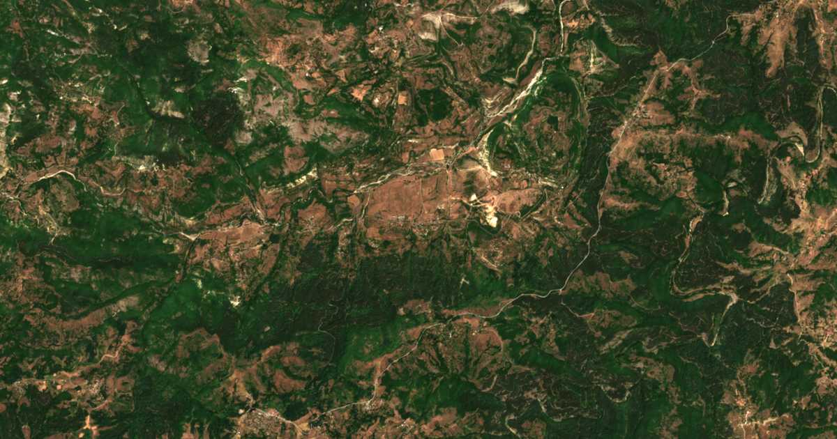 Satelitska karta: Goljama Činka