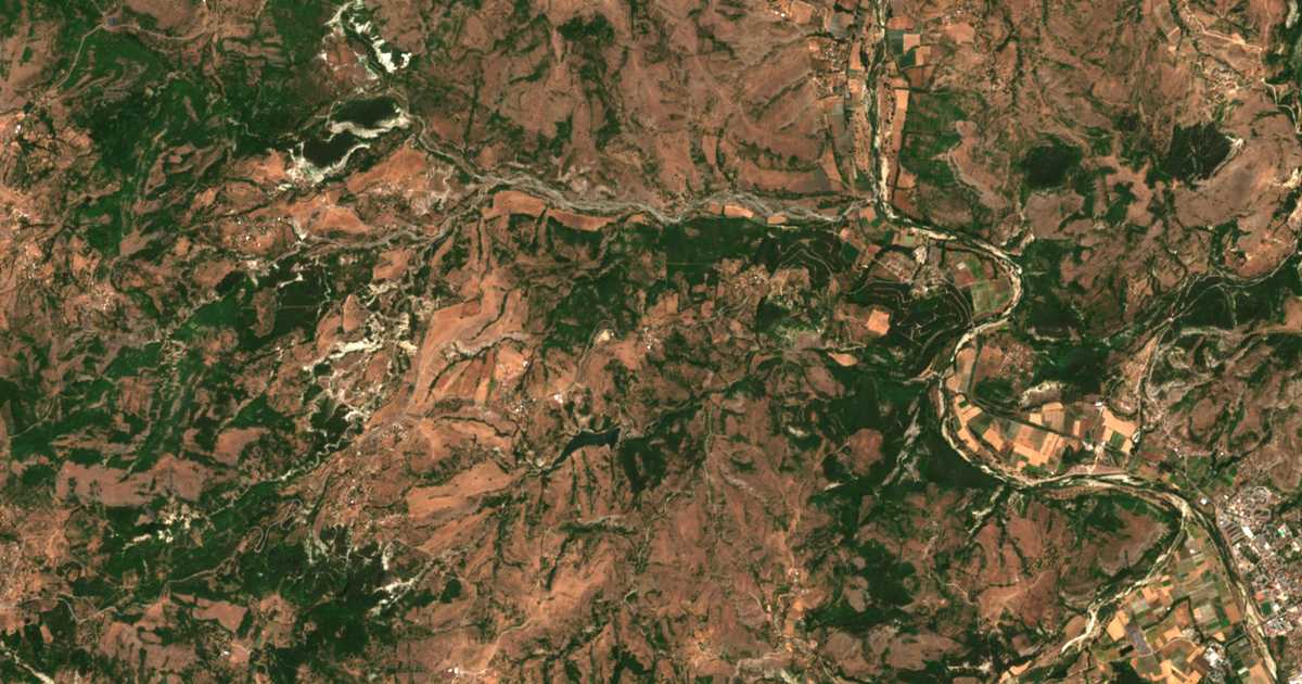Satelitska karta: Gorna Kula
