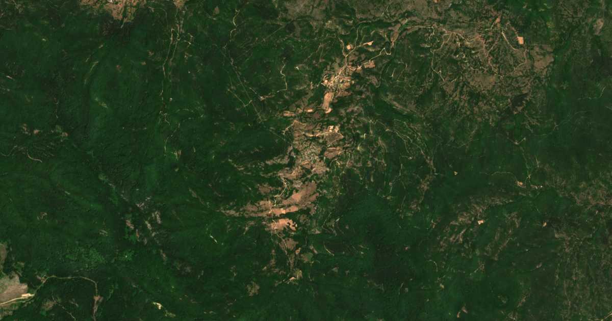 Satelitska karta: Gorni Juruci