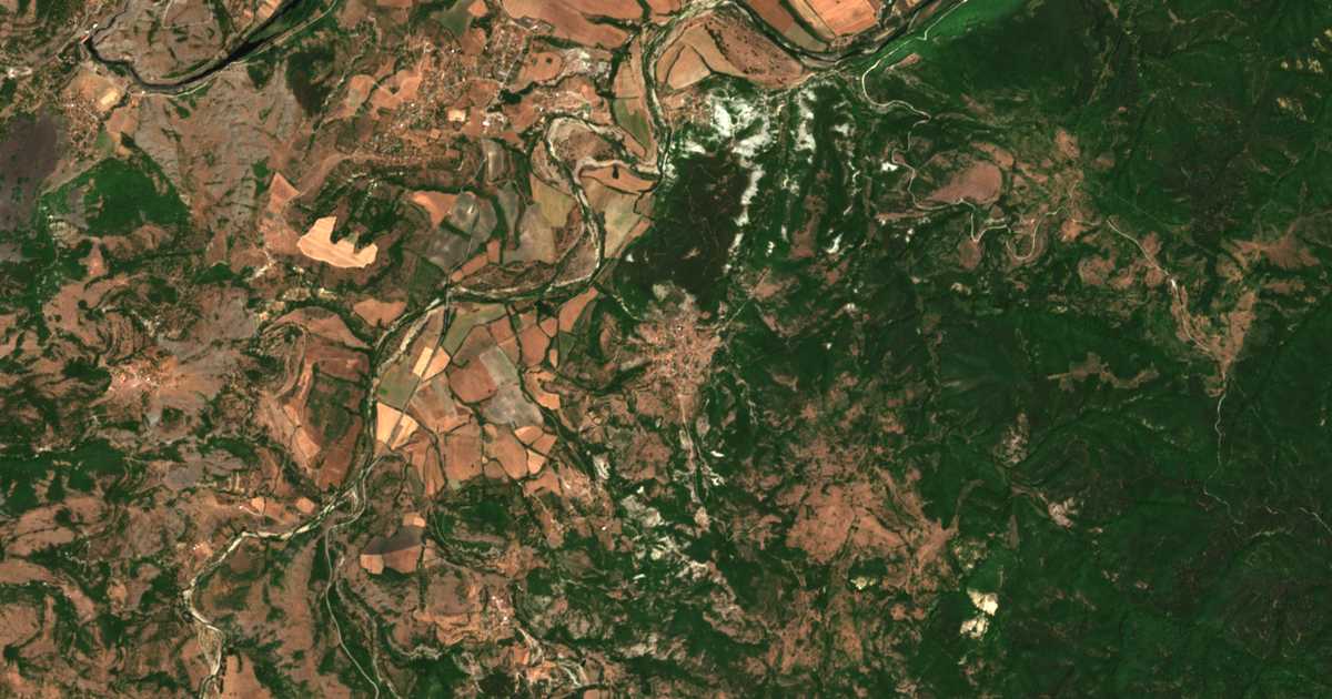 Satelitska karta: Morjanci