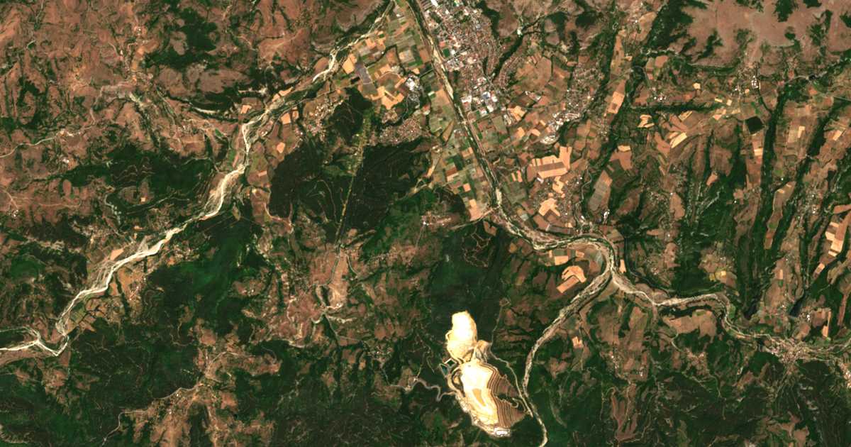 Satelitska karta: Ovčari