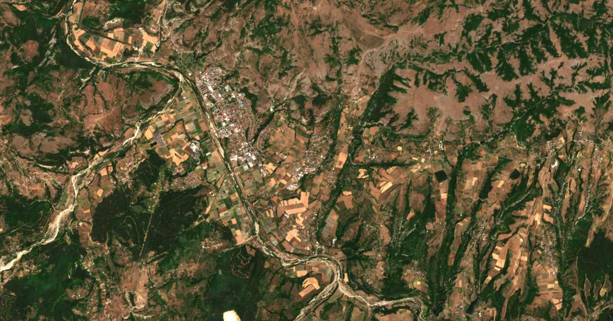 Satelitska karta: Polkovnik Željazovo