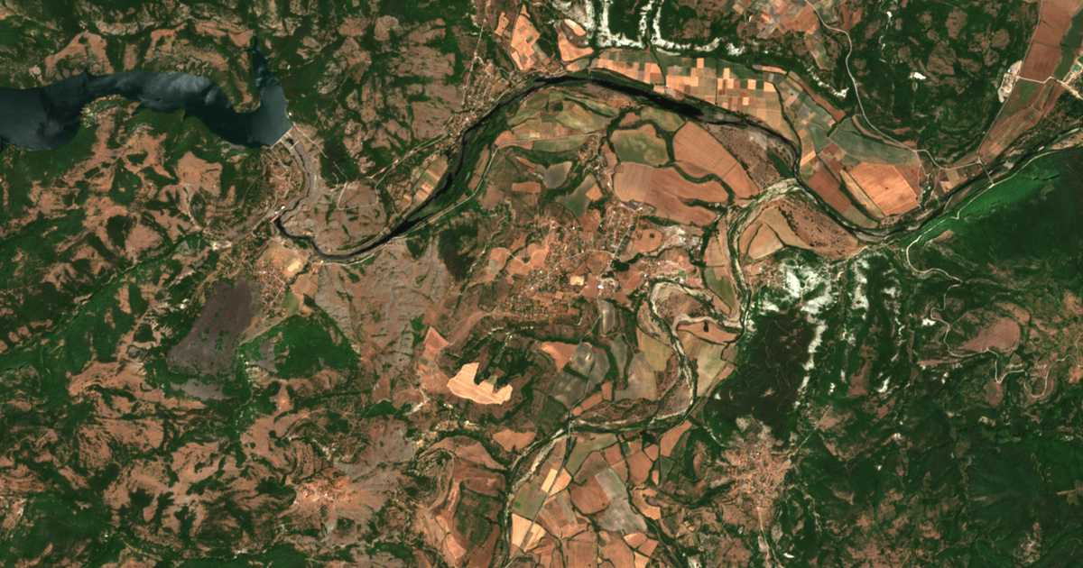 Satelitska karta: Potočarka