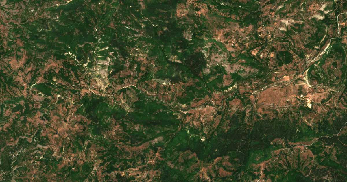 Satelitska karta: Ribino