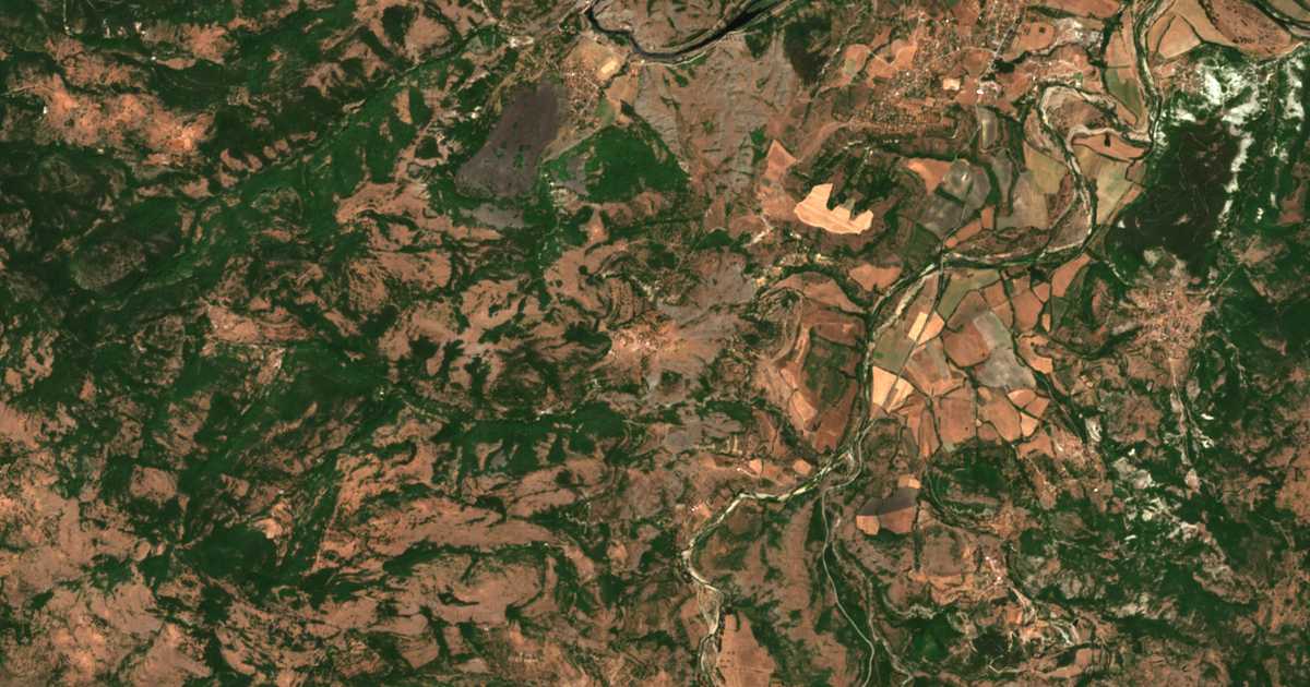 Satelitska karta: Stari čal
