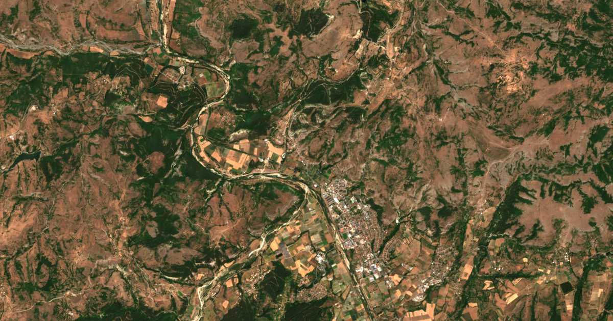 Satelitska karta: Vransko