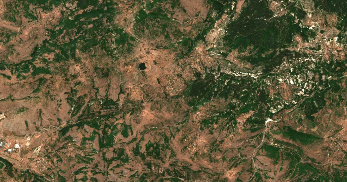 Satelitska karta: Čobanka