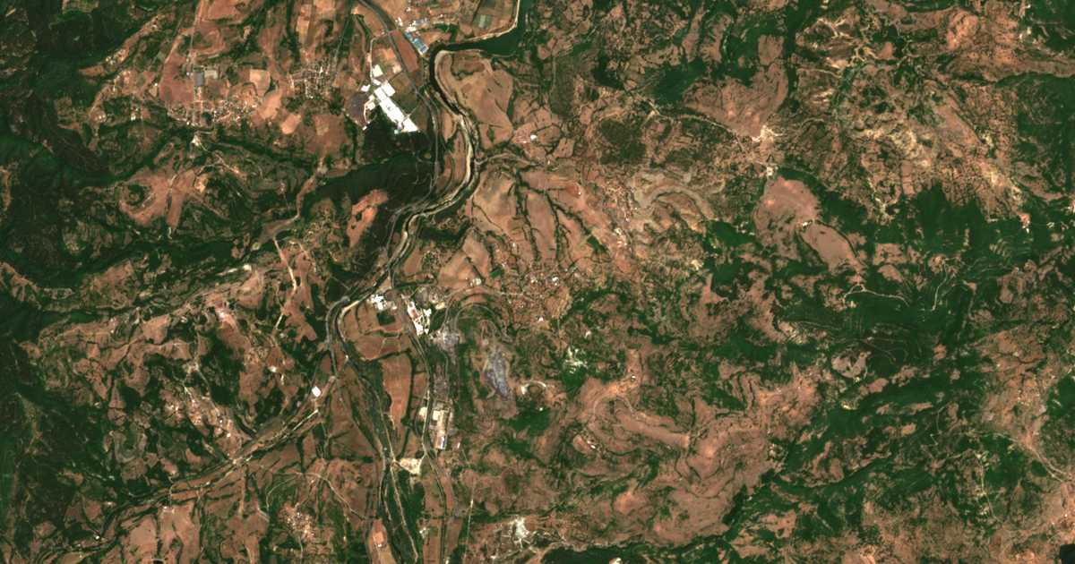 Satelitska karta: Gruevo
