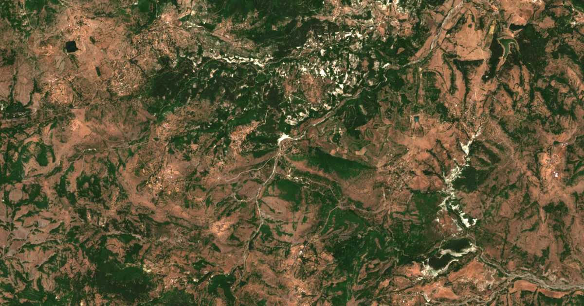 Satelitska karta: Kos