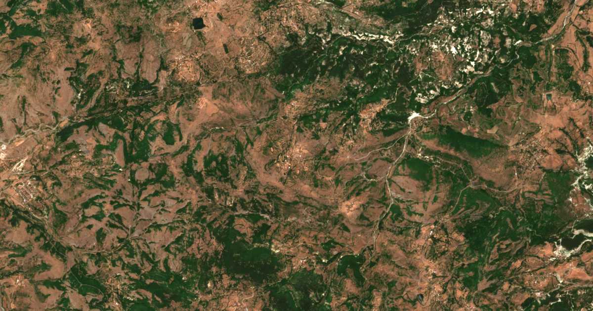 Satelitska karta: Vrelo