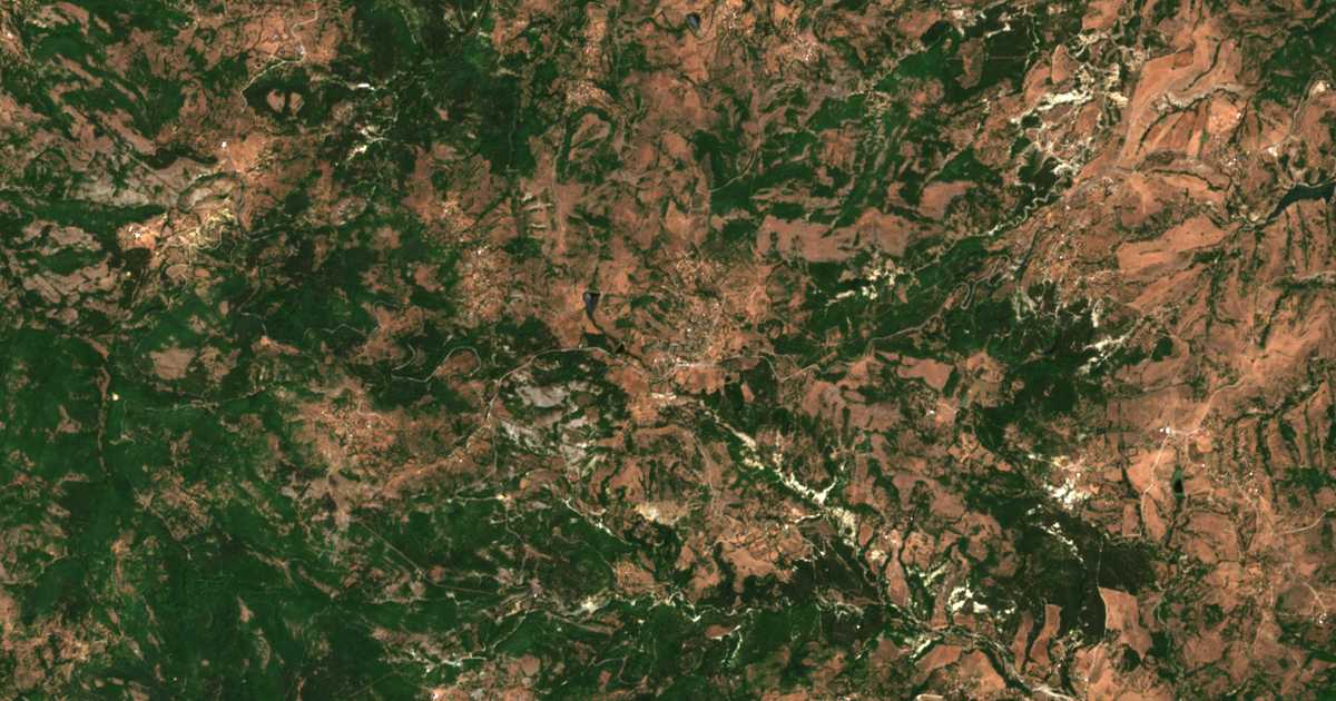 Satelitska karta: Zvezdel