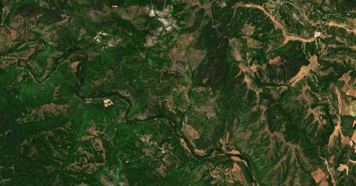 Satelitska karta: Vukovo