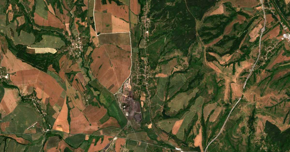 Satelitska karta: Golemo Selo