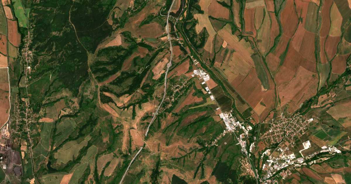 Satelitska karta: Blatino