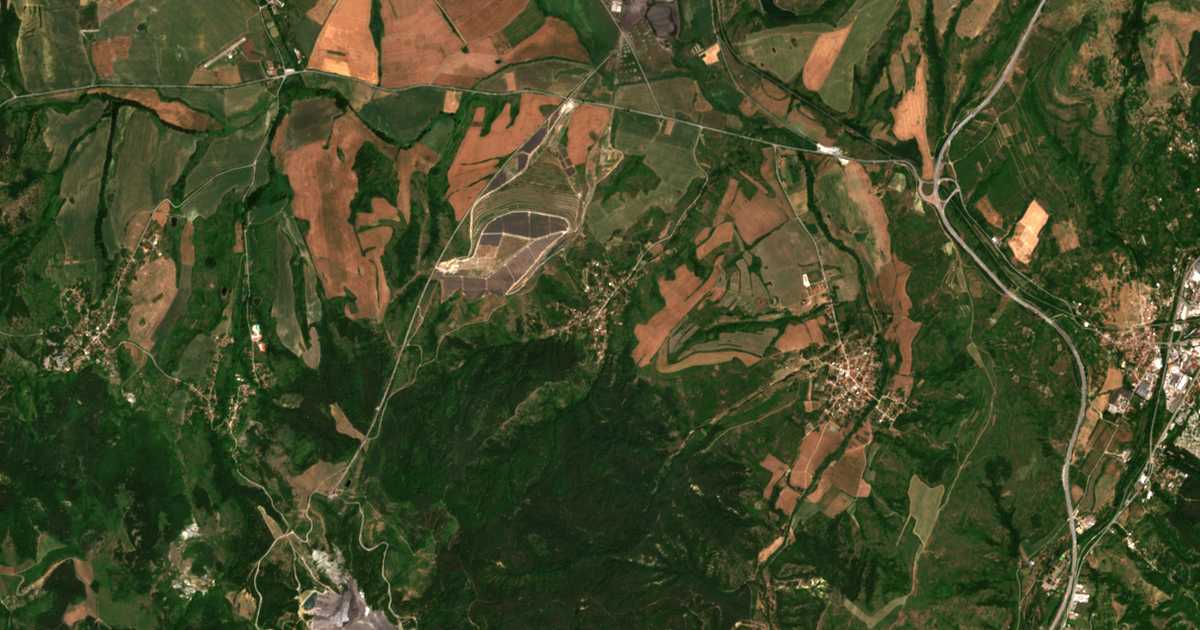 Satelitska karta: Palatovo