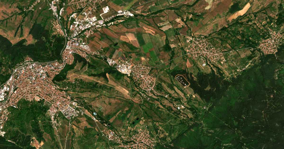 Satelitska karta: Samoranovo