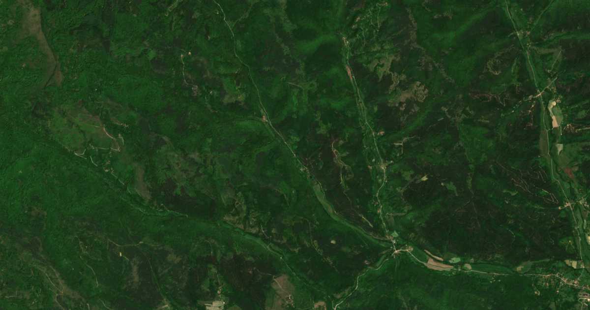 Satelitska karta: Češljanci