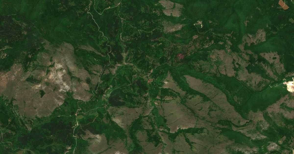 Satelitska karta: Dobri dol