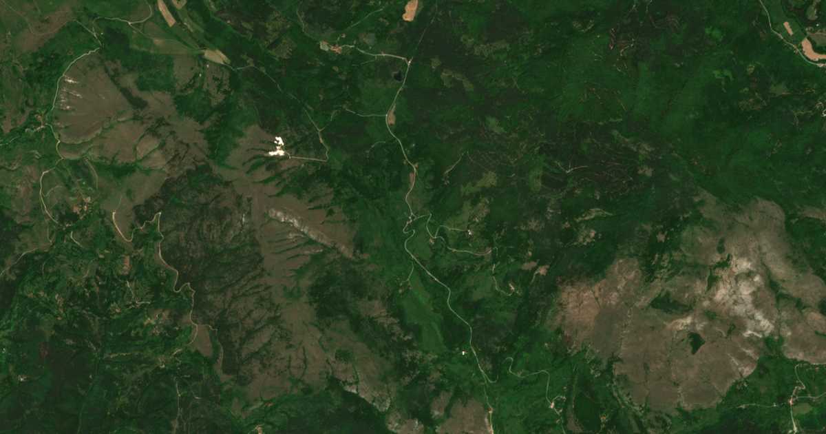 Satelitska karta: Gorni Koriten