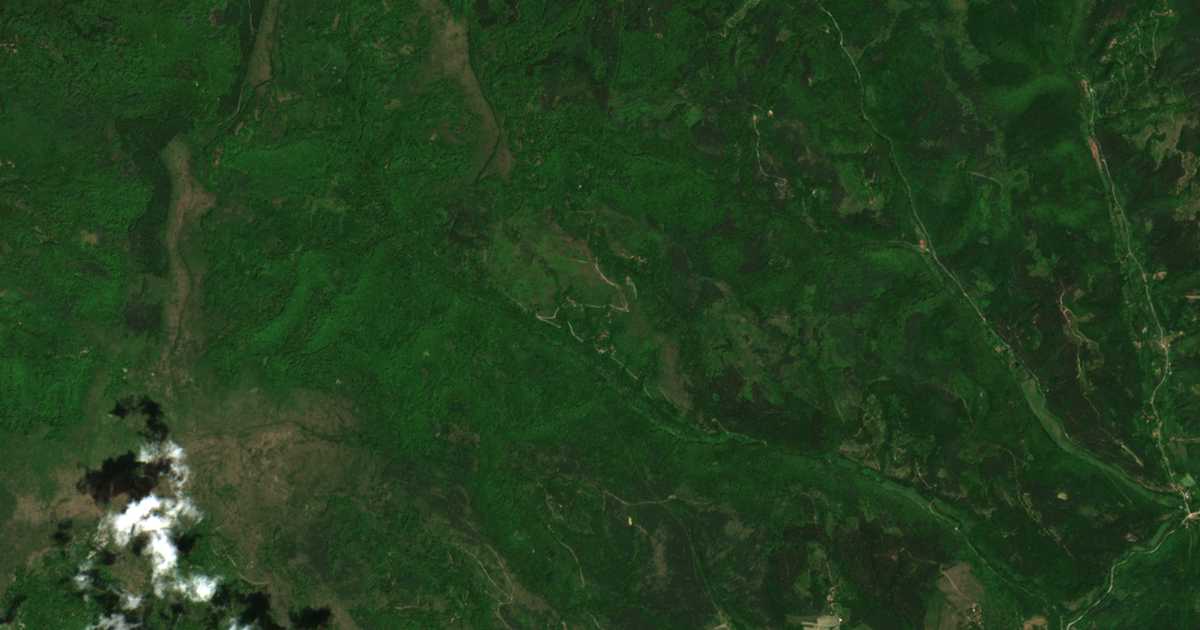 Satelitska karta: Metohija