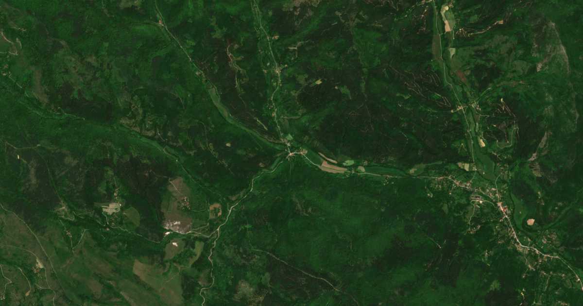 Satelitska karta: Sredorek