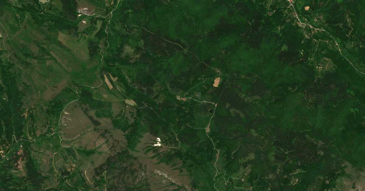 Satelitska karta: Uši