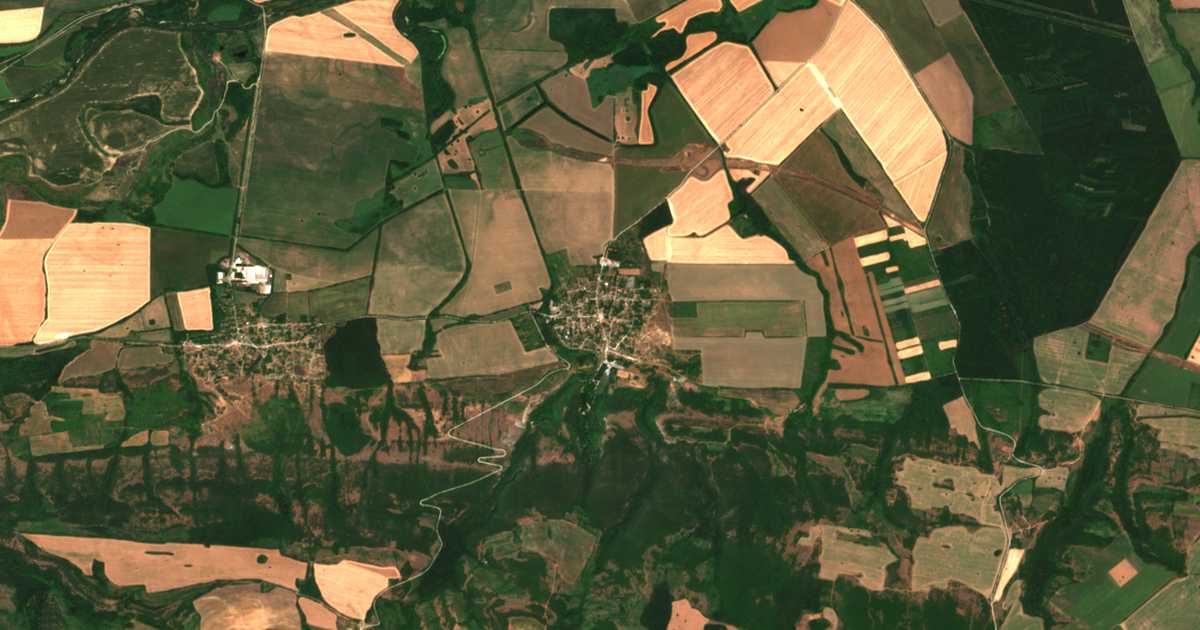 Satelitska karta: Krušuna