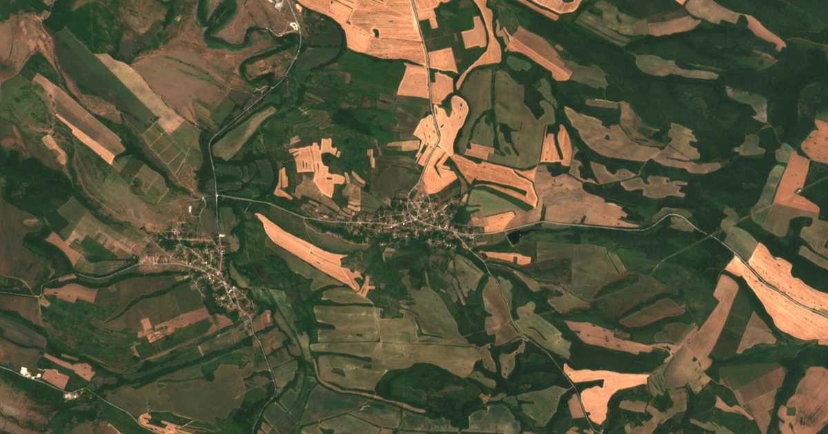Satelitska karta: Todoričene