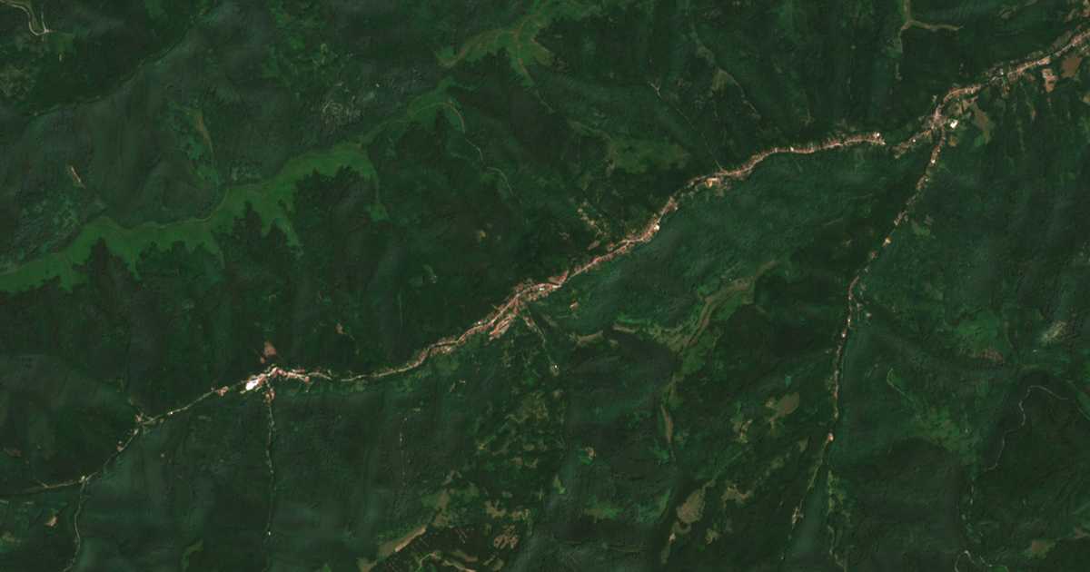 Satelitska karta: Čiflik