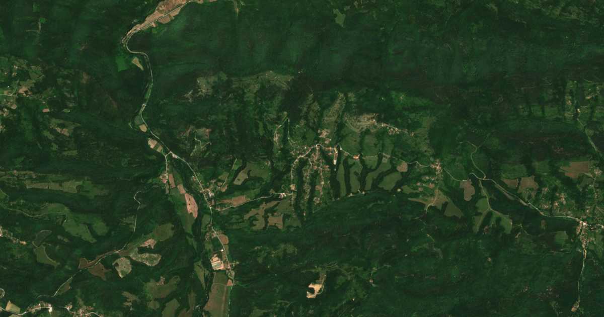 Satelitska karta: Gumoštnik