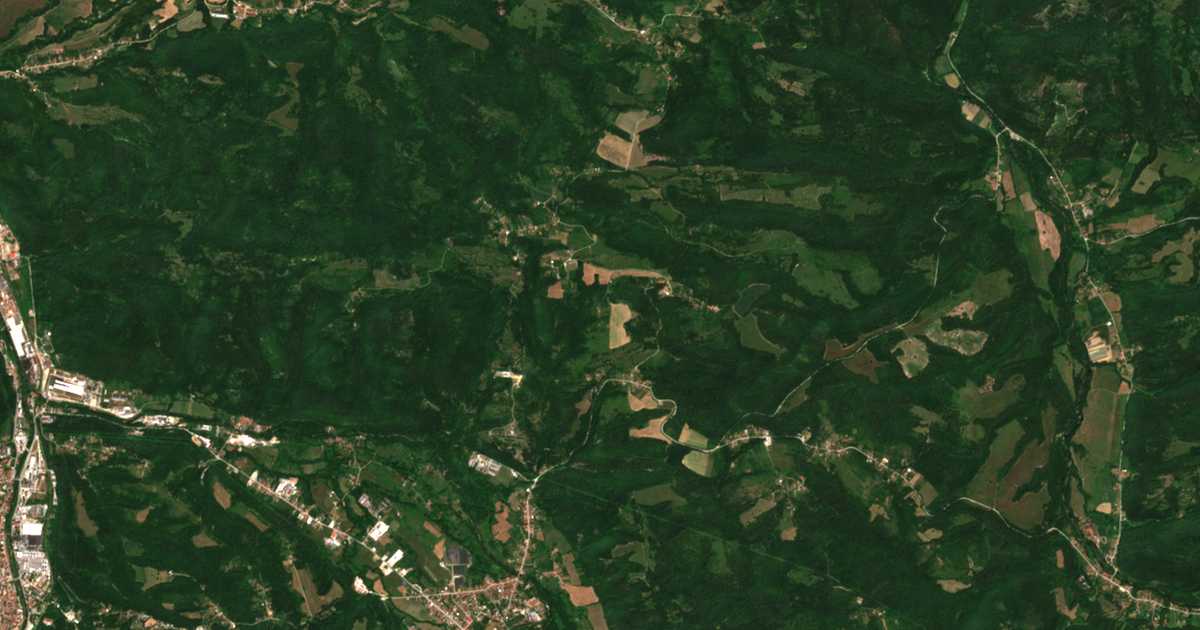 Satelitska karta: Patreško