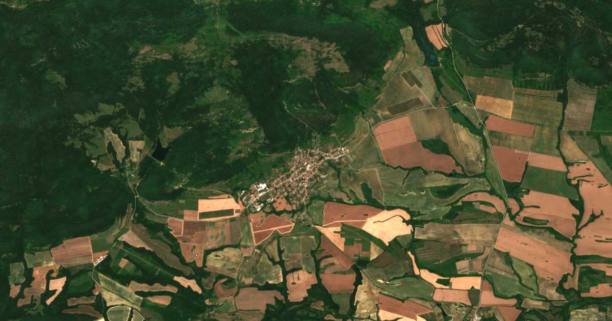 Satelitska karta: Vrabevo