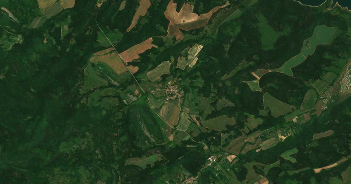 Satelitska karta: Bistrilica