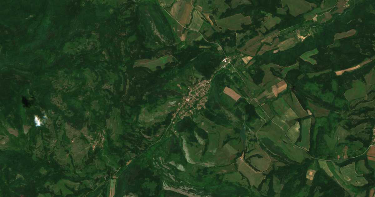 Satelitska karta: Gaganica