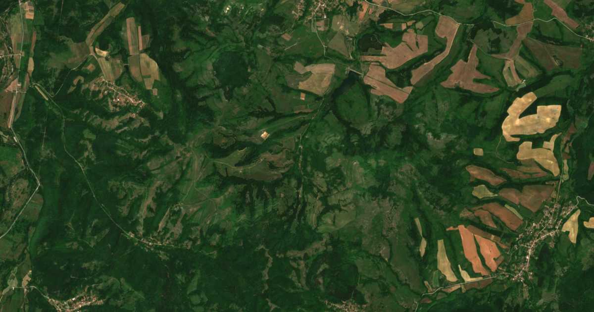 Satelitska karta: Rašovica