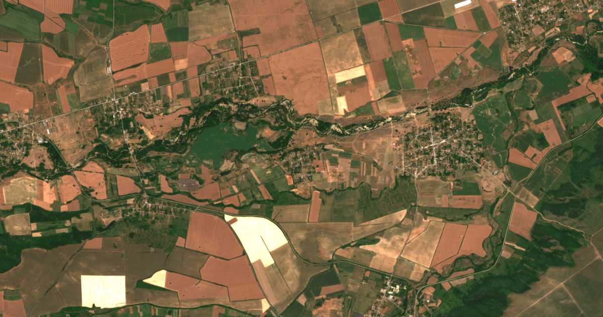 Satelitska karta: Knjaževa Mahala