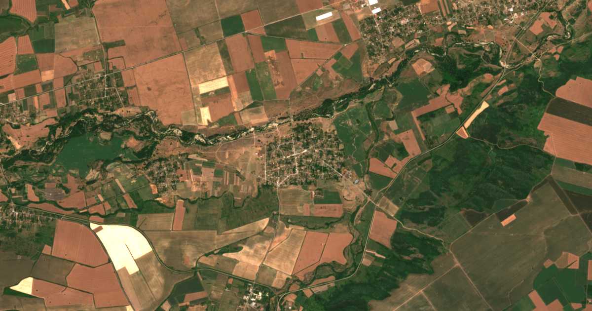 Satelitska karta: Kriva Bara