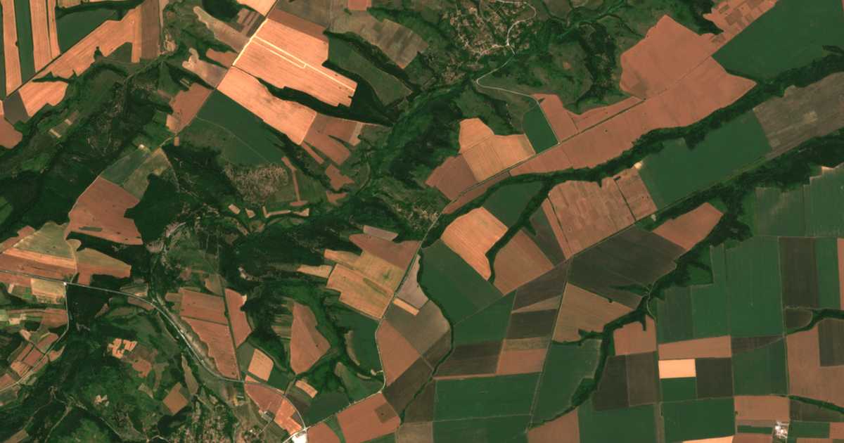 Satelitska karta: Odorovci