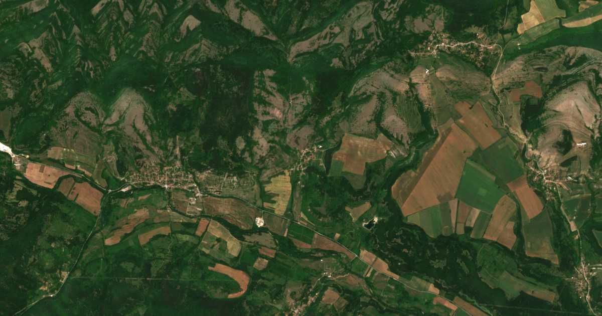 Satelitska karta: Čeljustnica