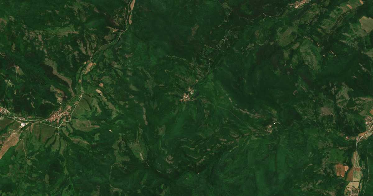 Satelitska karta: Ravna