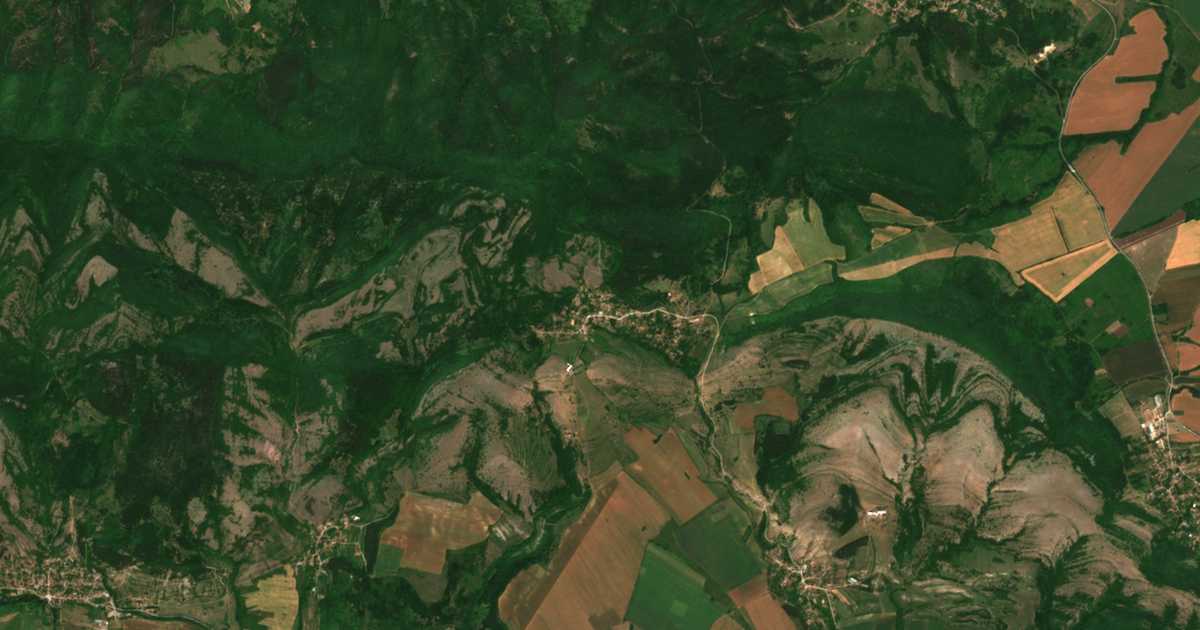 Satelitska karta: Kamenna Riksa
