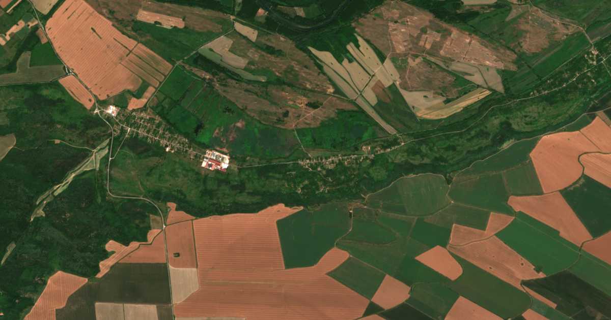 Satelitska karta: Slivata